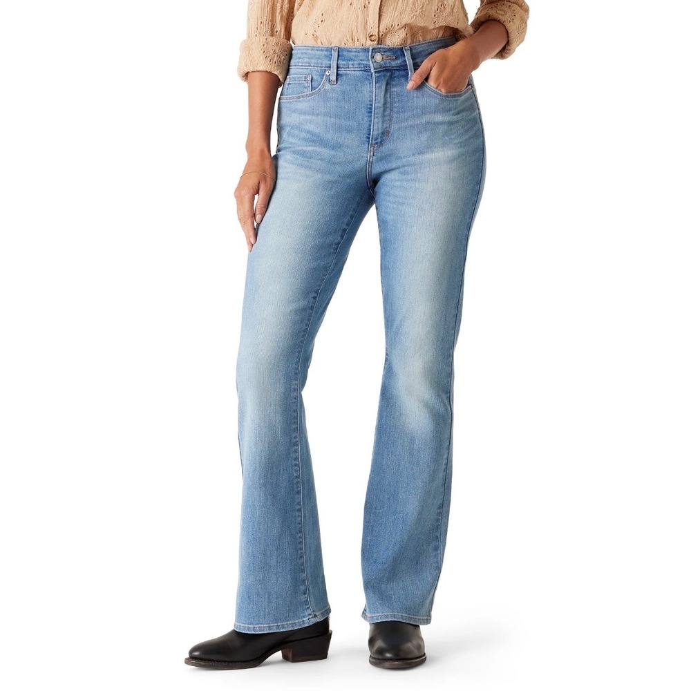 Women boot leg jeans size 18